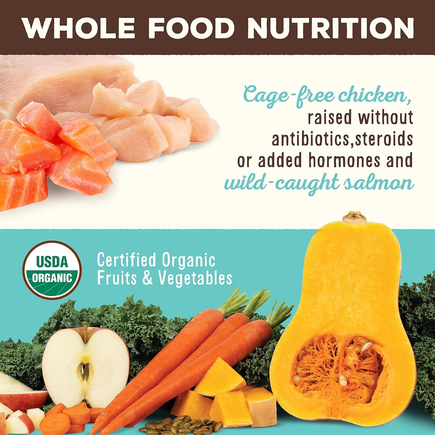 Primal Freeze Dried Raw Cat Food Nuggets Chicken & Salmon, Complete & Balanced Meal or Topper, Premium, Healthy, Grain Free, High Protein Raw Cat Food with Probiotics (14 oz)