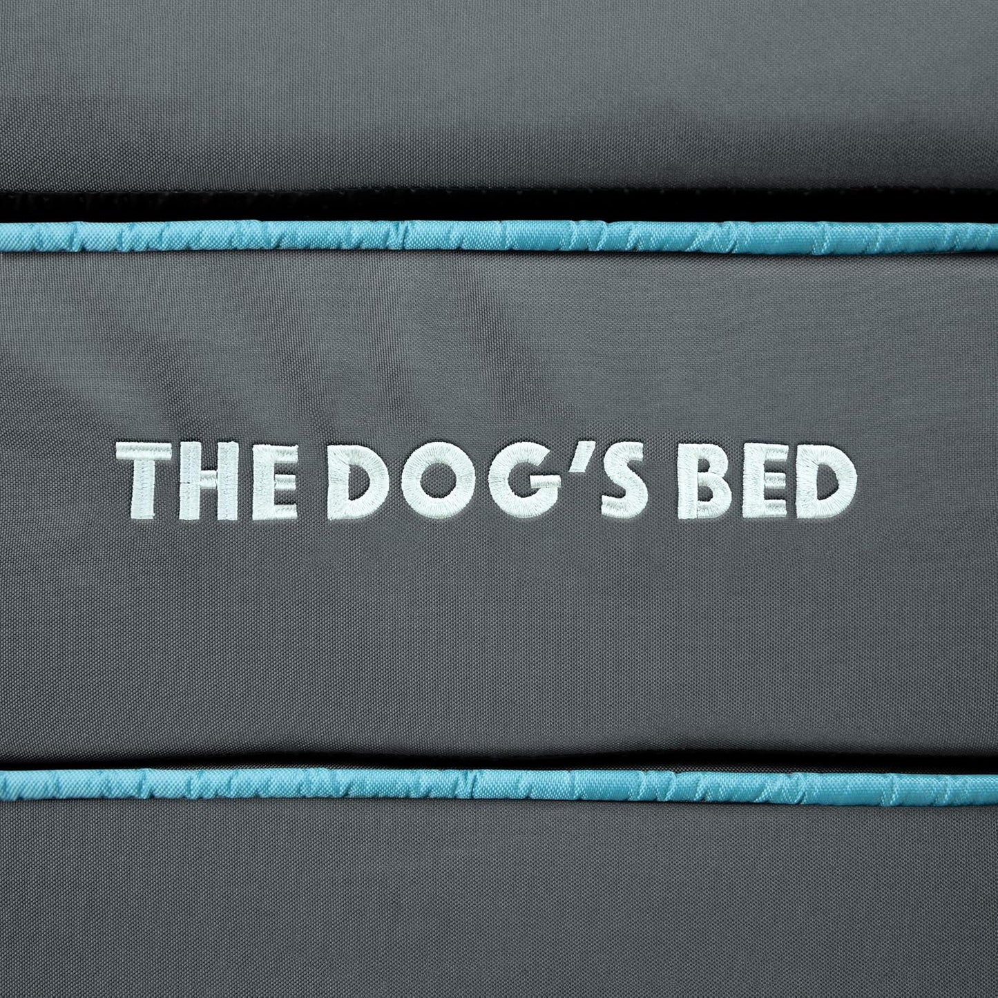 The Dog’s Bed Orthopedic Headrest Dog Bed XXXL Grey/Blue 64x44, Memory Foam, Pain Relief for Arthritis, Hip & Elbow Dysplasia, Post Surgery, Lameness, Veterinary Approved, Waterproof Washable Cover